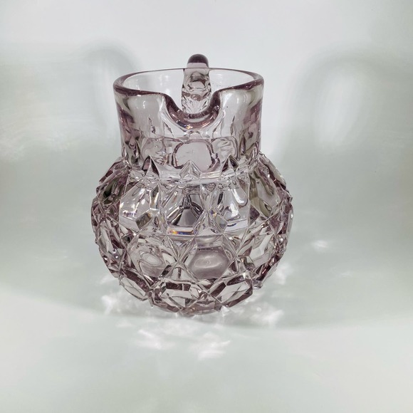 Antique Duncan and Miller Beveled Button Circa 1890  Water Pitcher - Picture 4 of 9